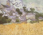 Vincent Van Gogh View of Auvers with Church (nn04) Sweden oil painting artist